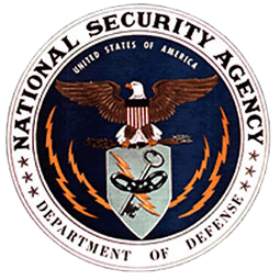 Coat of arms (crest) of National Security Agency (NSA), USA