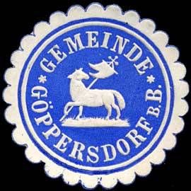 Wappen von Göppersdorf/Arms (crest) of Göppersdorf