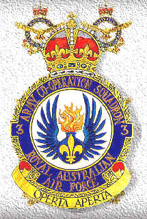 Blason de No 3 Squadron, Royal Australian Air Force/Arms (crest) of No 3 Squadron, Royal Australian Air Force