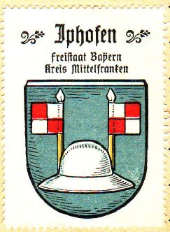 Wappen von Iphofen/Coat of arms (crest) of Iphofen