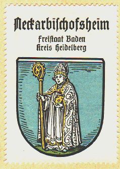 Wappen von Neckarbischofsheim/Coat of arms (crest) of Neckarbischofsheim