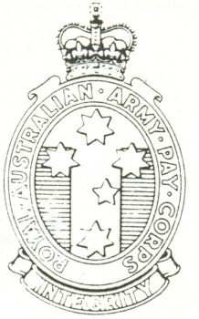 Coat of arms (crest) of the Royal Australian Army Pay Corps, Australia