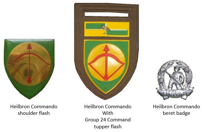 Coat of arms (crest) of Heilbron Commando, South African Army