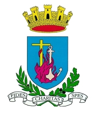Arms (crest) of the Parish of Saint Martin I Pope, Rome