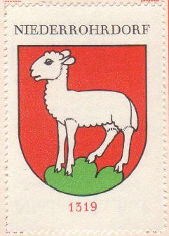 Wappen von/Blason de Niederrohrdorf