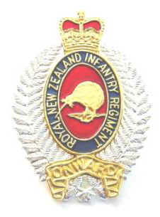 Coat of arms (crest) of the Royal New Zealand Infantry Regiment, New Zealand