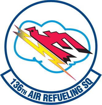 Coat of arms (crest) of the 136th Air Refueling Squadron, New York Air National Guard