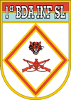 Coat of arms (crest) of the 1st Jungle Infantry Brigade - Lobo D'Almada Brigade, Brazilian Army