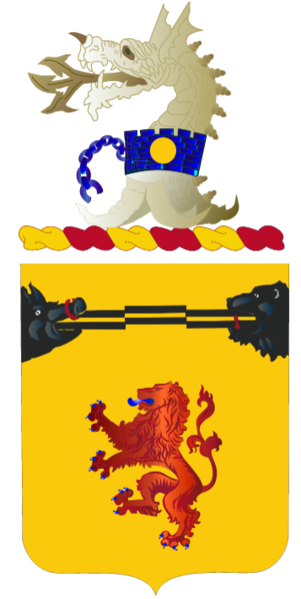 Coat of arms (crest) of the 57th Air Defense Artillery Regiment, US Army