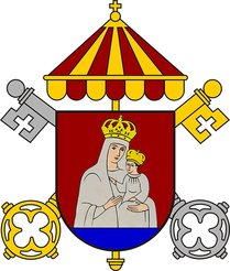 Arms (crest) of Basilica of the Blessed Virgin Mary, Krakenava