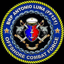 Coat of arms (crest) of the Frigate BRP Antonio Luna (FF-151), Philippine Navy