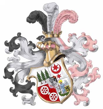 Wappen von Landsmannschaft Hercynia Jenensis et Hallensis zu Mainz/Arms (crest) of Landsmannschaft Hercynia Jenensis et Hallensis zu Mainz