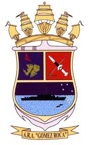 Coat of arms (crest) of the Corvette ARA Gómez Roca (P-46), Argentine Navy