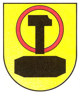 Wappen von Lauchhammer/Arms (crest) of Lauchhammer