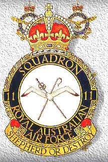 Coat of arms (crest) of the No 11 Squadron, Royal Australian Air Force