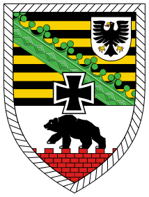 Coat of arms (crest) of the Armoured Grenadier Brigade 38 Sachsen-Anhalt, German Army