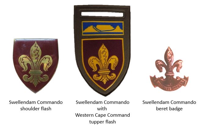Coat of arms (crest) of the Swellendam Commando, South African Army