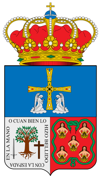Escudo de Teverga/Arms (crest) of Teverga