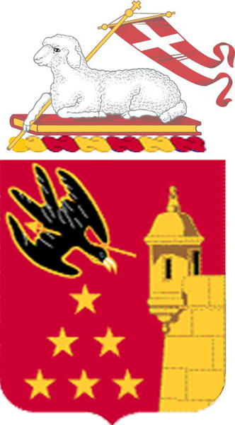 Coat of arms (crest) of 201st Regiment, Puerto Rico Army National Guard