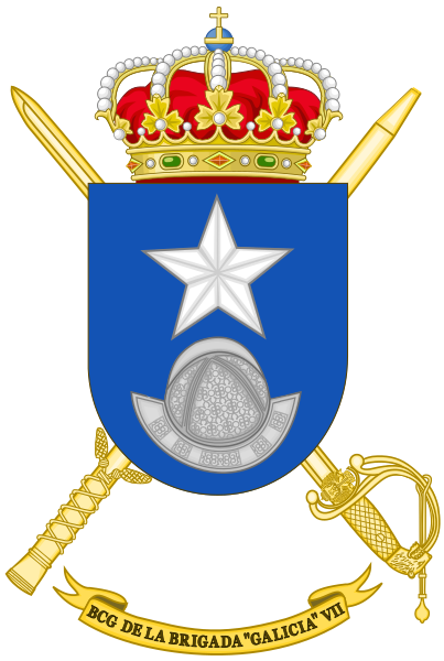 File:Brigade Galicia VII Headquarters Battalion, Spanish Army.png