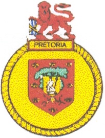 Coat of arms (crest) of the SAS Pretoria, South African Navy