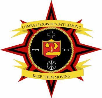 Coat of arms (crest) of the 2nd Combat Logistics Battalion, USMC