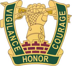 Coat of arms (crest) of 705th Military Police Battalion, US Army