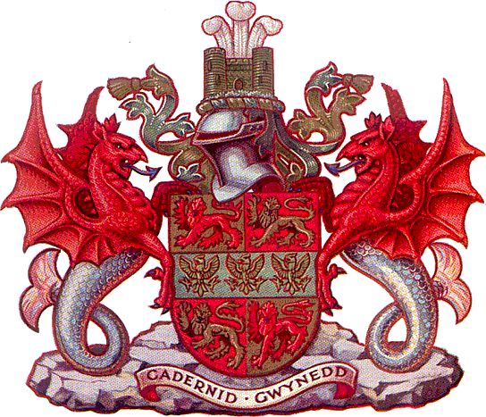 Arms (crest) of Caernarvonshire
