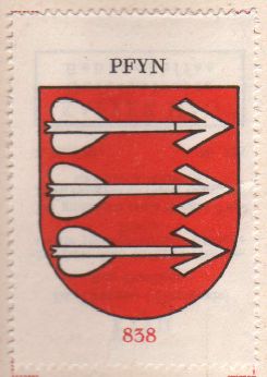 Wappen von/Blason de Pfyn