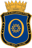 Arms of Lodge of St John no 1 Oscar til den flammende Stjerne (Norwegian Order of Freemasons)