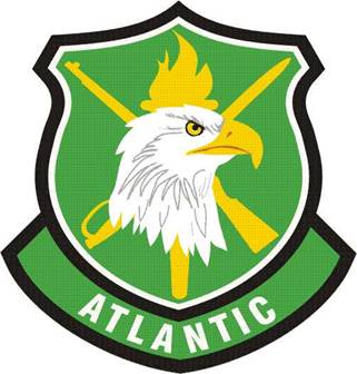 Arms of Atlantic Community High School Junior Reserve Officer Training Corps, US Army