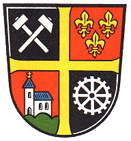 Wappen von Sankt Ingbert/Arms of Sankt Ingbert
