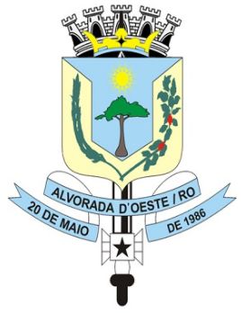 Arms (crest) of Alvorada d'Oeste