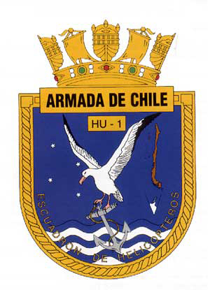 Coat of arms (crest) of the General Purpose Helicopter Squadron HU-1, Chilean Navy