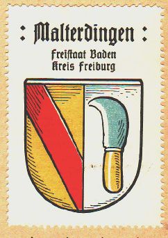 Wappen von Malterdingen/Coat of arms (crest) of Malterdingen