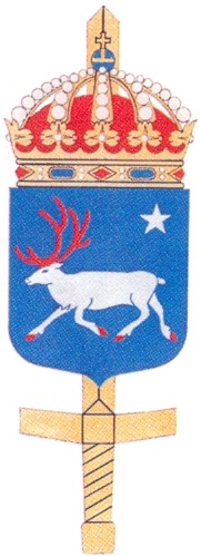 Coat of arms (crest) of the Northern Military District Staff, Sweden
