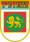 Coat of arms (crest) of the 1st Motorized Infantry School Battalion - Sampiao Regiment, Brazilian Army
