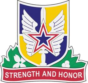 Coat of arms (crest) of 20th Aviation Brigade (Theater), USA