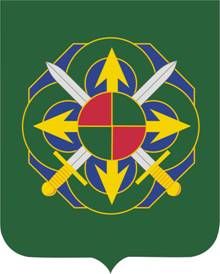 Coat of arms (crest) of 601st Military Police Battalion, US Army