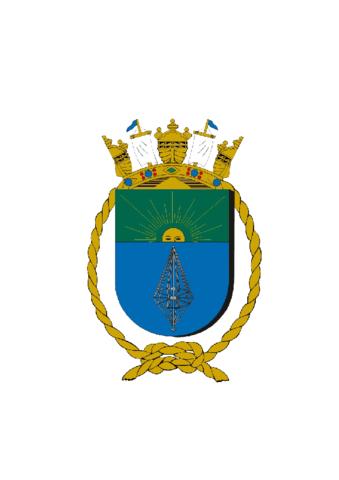 Coat of arms (crest) of the Campos Novos Naval Signal Intelligence Station, Brazilian Navy