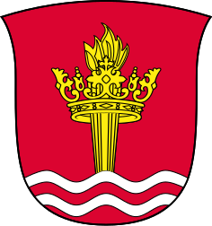 Coat of arms (crest) of the Home Guard District Copenhagen's Western Area, Denmark