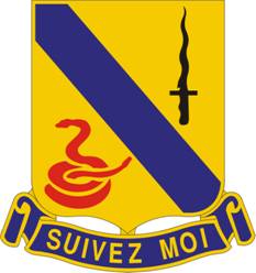 Coat of arms (crest) of 14th Cavalry Regiment, US Army