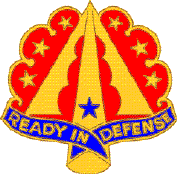 Coat of arms (crest) of 35th Air Defense Brigade, US Army