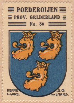 Wapen van Poederoijen/Coat of arms (crest) of Poederoijen