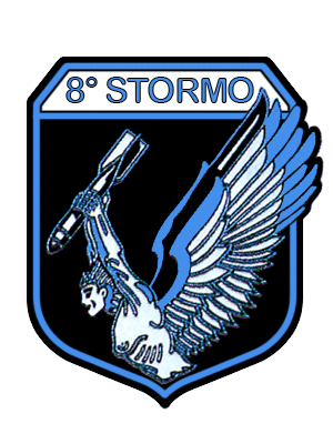 8th Wing Gino Priolo Italian Air Force Stemma Coat of arms