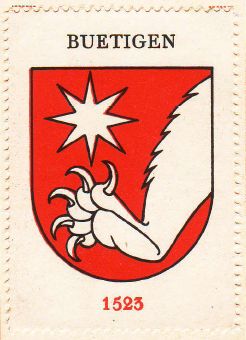 Wappen von/Blason de Büetigen