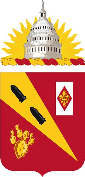 Coat of arms (crest) of 260th Regiment (formerly 260th Coast Artillery Regiment), District of Columbia Army National Guard