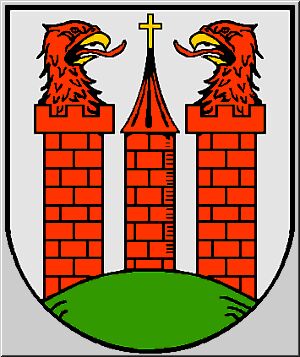 Wappen von Wesenberg (Mecklenburg-Vorpommern)/Arms (crest) of Wesenberg (Mecklenburg-Vorpommern)