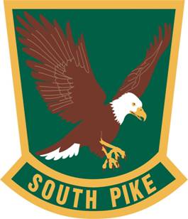 Coat of arms (crest) of South Pike High School Junior Reserve Officer Training Corps, US Army