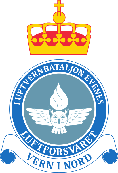 Coat of arms (crest) of the Anti Aircraft Battalion Evenes
